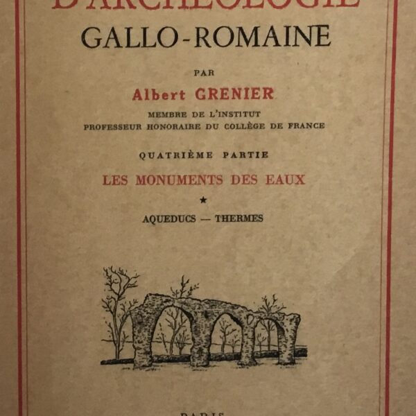 Manuel D’arche’ologie Gallo-Romaine