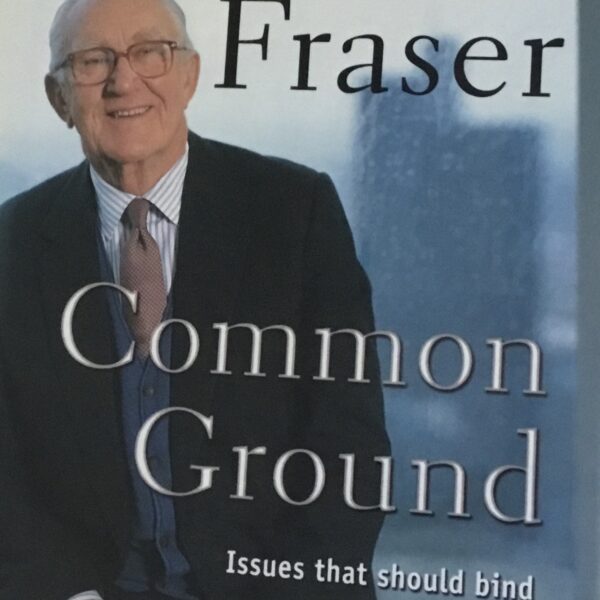 Common Ground. Issues that should bind and not divide us.