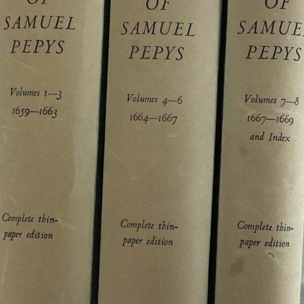 The Diary of Samuel Pepys. Three Volumes.